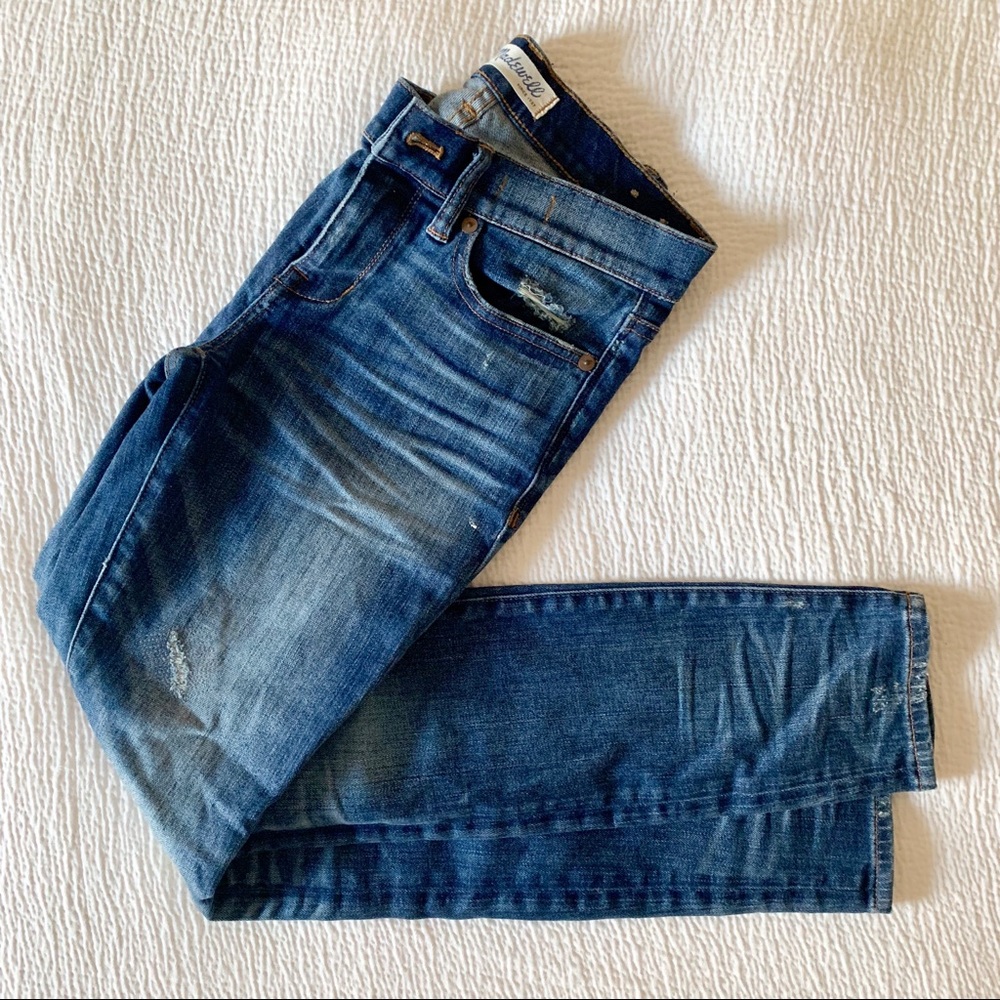 ⬇️⚡️Madewell Skinny Skinny Distressed Jeans